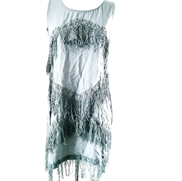 UMGEE FRINGE VINTAGE TUNIC TOP SZ S - Picture 2 of 7